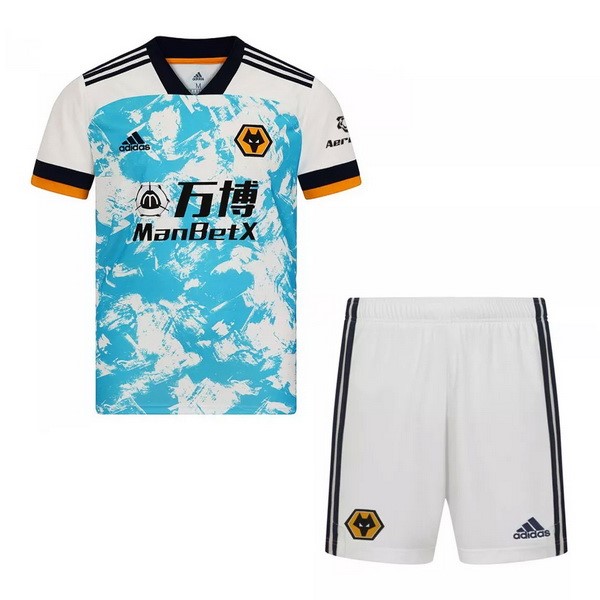 Camiseta Wolves 2ª Niño 2020/21 Blanco